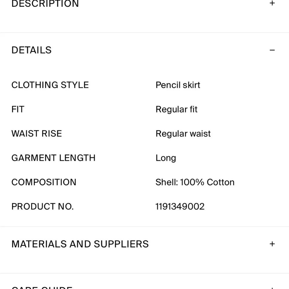 COS Mid Rise 90s Faded Light Blue Pocketed Denim Midi Skirt Size 2 - Picture 6 of 7